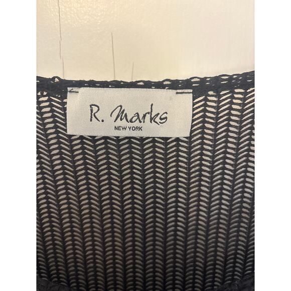 R.  Marks Black knit tunic - Picture 2 of 5